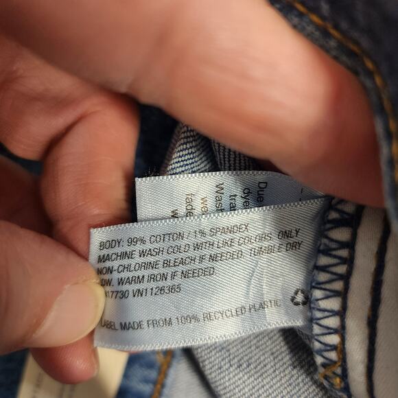 Universal Thread Jeans Womens 14 Short Blue Vintage Straight Denim Stretch NEW - Picture 11 of 16